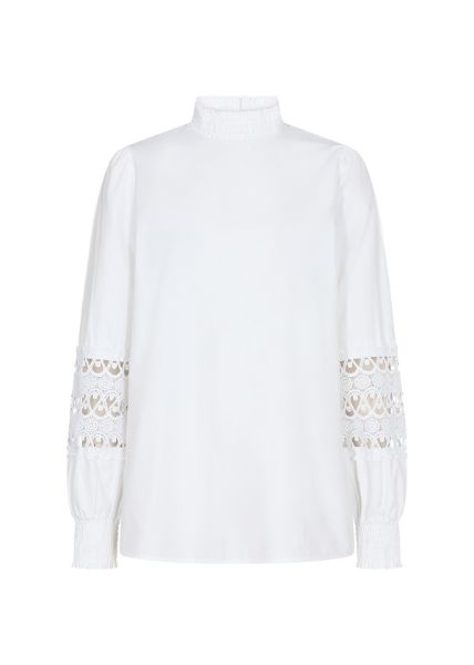 SC-NETTI 62 bluse med blondeeffekt