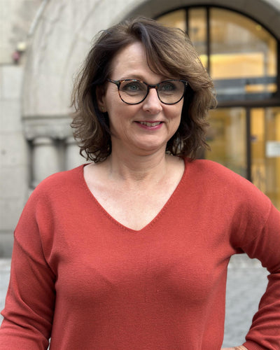 Strikke kjole v-hals