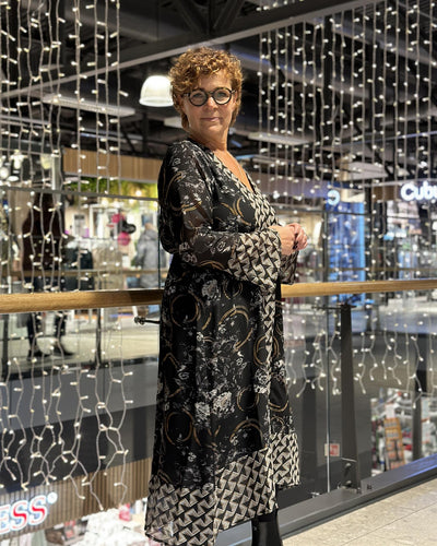 Lisa kjole viskose print