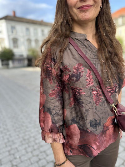 AFRA bluse med print