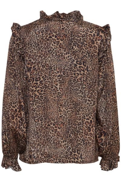 SBSimba bluse leopard print