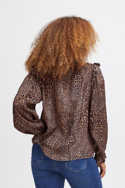 SBSimba bluse leopard print