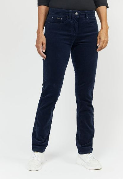 82 Madelaine Cord bukse med stretch
