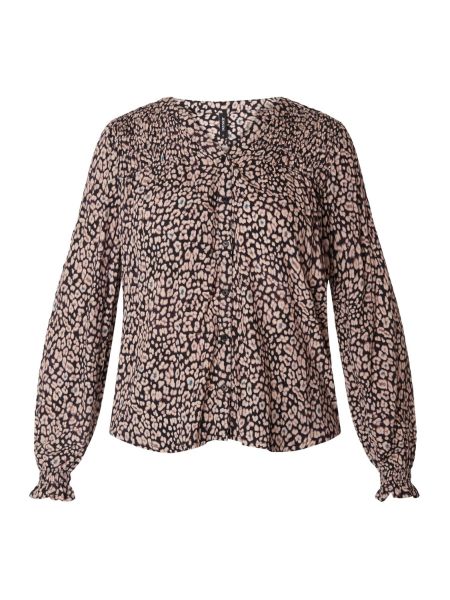 Bluse viskose og smock effekt