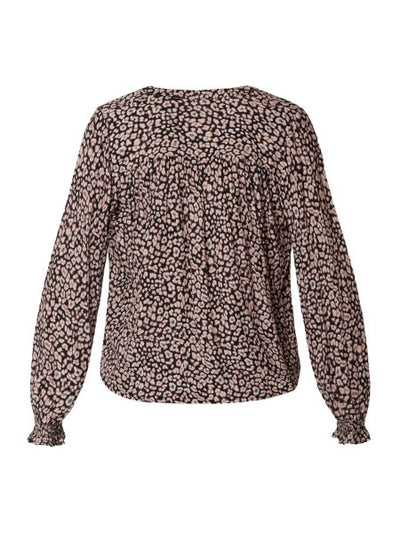 Bluse viskose og smock effekt
